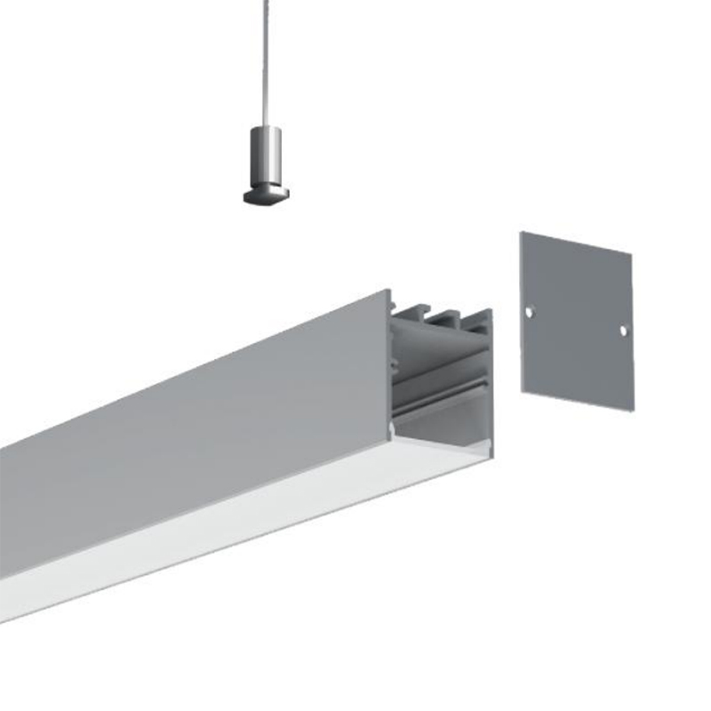 Pendant Light LED Aluminum Profile For 28mm Quad Row LED Lighting Strip Pendant Light LED Aluminum Profile For 28mm Quad Row LED Lighting Strip